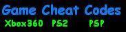 Black xbox360 cheats Ps2 codes