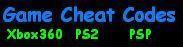 PSPgame cheats XBOX